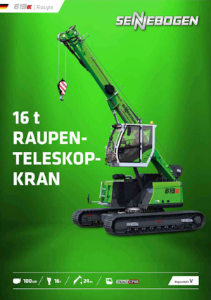 Dizalice gusjeničari - Teleskopska grana Sennebogen 613E