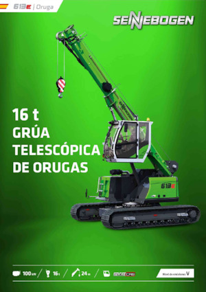 Dizalice gusjeničari - Teleskopska grana Sennebogen 613E
