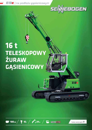 Dizalice gusjeničari - Teleskopska grana Sennebogen 613E