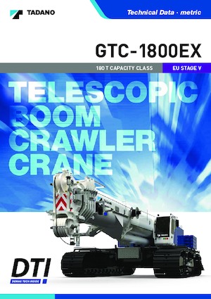Dizalice gusjeničari - Teleskopska grana Tadano GTC-2000