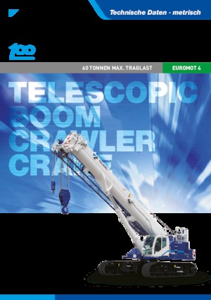 Dizalice gusjeničari - Teleskopska grana Tadano GTC-600