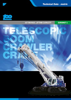 Dizalice gusjeničari - Teleskopska grana Tadano GTC-600