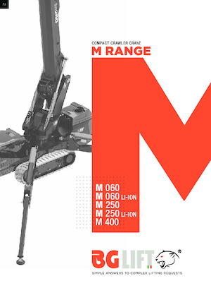 Dizalice gusjeničari - Teleskopska grana BG Lift M 060 Li-ion