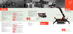 Dizalice gusjeničari - Teleskopska grana BG Lift M 400