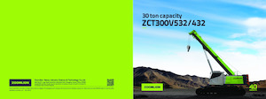 Dizalice gusjeničari - Teleskopska grana Zoomlion ZCT300V532
