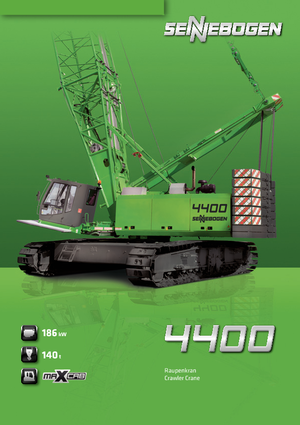 Dizalice gusjeničari - Rešetkasta grana Sennebogen 4400 Star Lifter