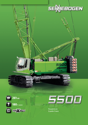 Dizalice gusjeničari - Rešetkasta grana Sennebogen 5500 Star Lifter