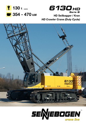 Dizalice gusjeničari - Rešetkasta grana Sennebogen 6130 HD