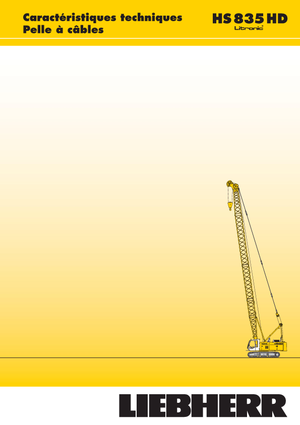 Dizalice gusjeničari - Rešetkasta grana Liebherr HS 835 HD Litr.