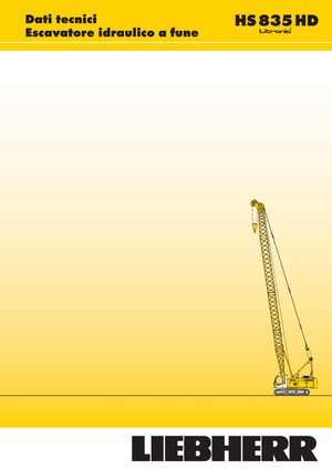 Dizalice gusjeničari - Rešetkasta grana Liebherr HS 835 HD Litr.