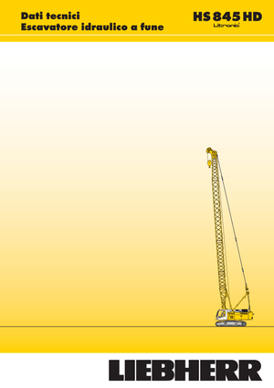 Dizalice gusjeničari - Rešetkasta grana Liebherr HS 845 HD Litr.