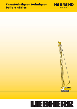 Dizalice gusjeničari - Rešetkasta grana Liebherr HS 845 HD Litr.