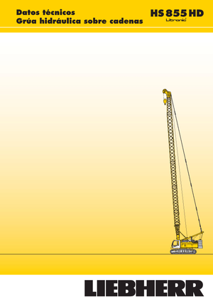 Dizalice gusjeničari - Rešetkasta grana Liebherr HS 855 HD Litr.