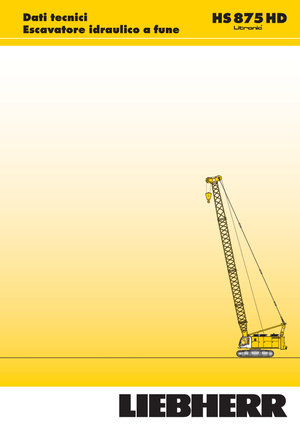 Dizalice gusjeničari - Rešetkasta grana Liebherr HS 875 HD Litr.