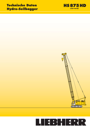 Dizalice gusjeničari - Rešetkasta grana Liebherr HS 875 HD Litr.