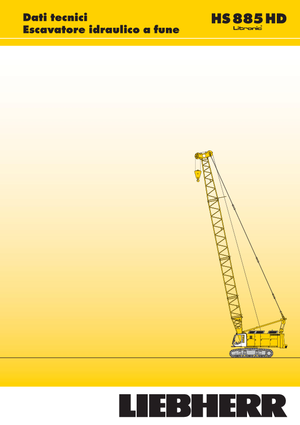 Dizalice gusjeničari - Rešetkasta grana Liebherr HS 885 HD Litr.