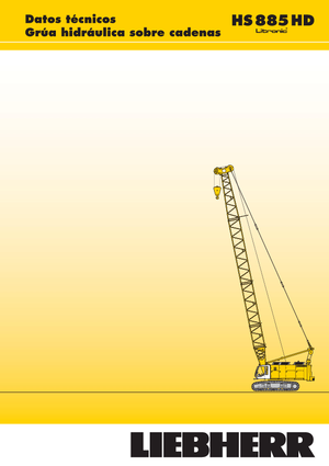 Dizalice gusjeničari - Rešetkasta grana Liebherr HS 885 HD Litr.