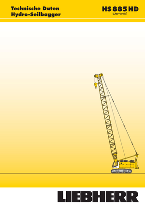 Dizalice gusjeničari - Rešetkasta grana Liebherr HS 885 HD Litr.