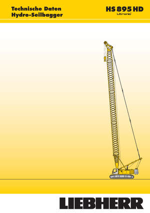 Dizalice gusjeničari - Rešetkasta grana Liebherr HS 895 HD