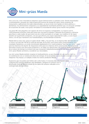 Dizalice gusjeničari - Teleskopska grana Maeda MC 405 CRME