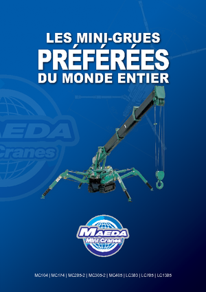 Dizalice gusjeničari - Teleskopska grana Maeda MC 405 CRME