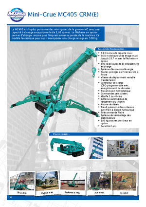 Dizalice gusjeničari - Teleskopska grana Maeda MC 405 CRME