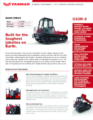 Damperi na gusjenicama Yanmar C50R-5