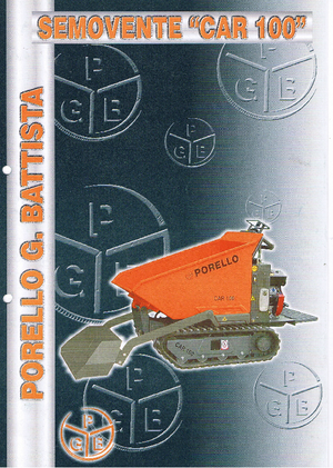Damperi na gusjenicama Porello Car 100