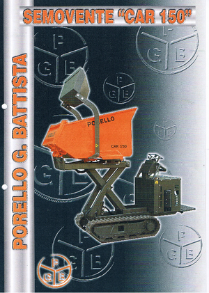 Damperi na gusjenicama Porello Car 150