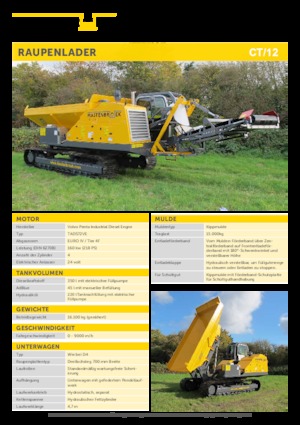 Damperi na gusjenicama Mastenbroek CT/12