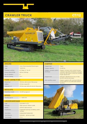 Damperi na gusjenicama Mastenbroek CT/12