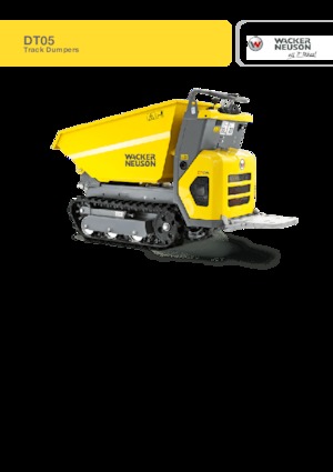 Damperi na gusjenicama Wacker Neuson DT05