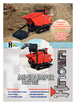 Damperi na gusjenicama Hinowa HS1102