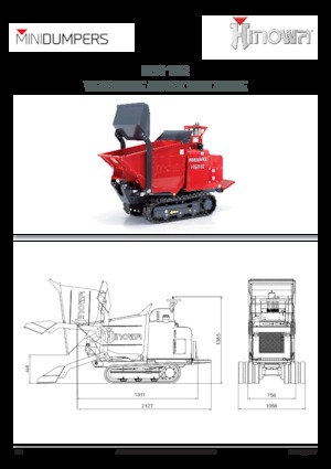 Damperi na gusjenicama Hinowa HS1102