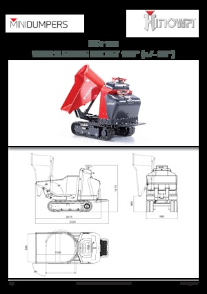 Damperi na gusjenicama Hinowa HS1103