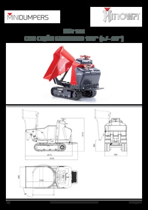 Damperi na gusjenicama Hinowa HS1103