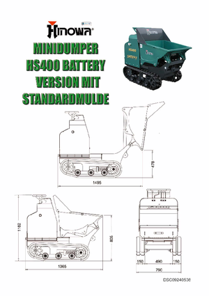 Damperi na gusjenicama Hinowa HS400