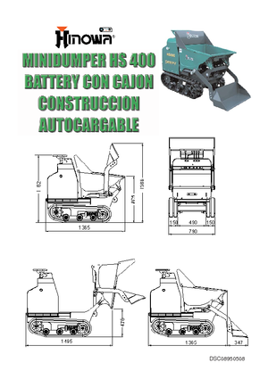 Damperi na gusjenicama Hinowa HS400