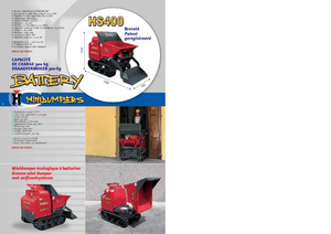 Damperi na gusjenicama Hinowa HS400