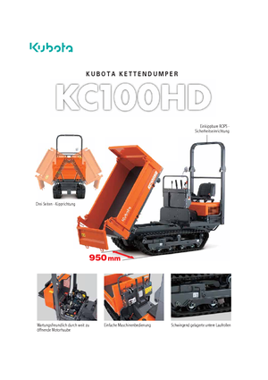 Damperi na gusjenicama Kubota KC110HD