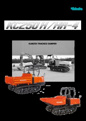 Damperi na gusjenicama Kubota KC 250 H-4