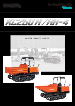 Damperi na gusjenicama Kubota KC 250 H-4