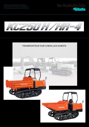 Damperi na gusjenicama Kubota KC 250 H-4