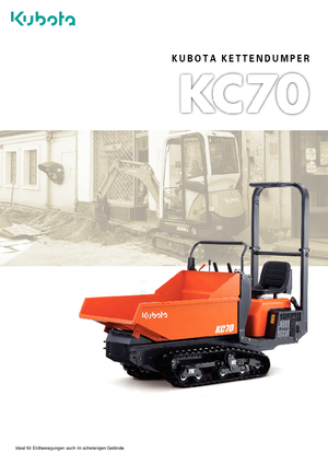Damperi na gusjenicama Kubota KC 70