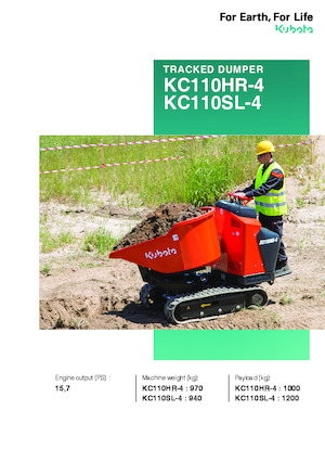 Damperi na gusjenicama Kubota KC110SL-4