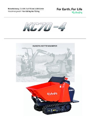 Damperi na gusjenicama Kubota KC70-4