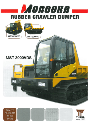 Damperi na gusjenicama Morooka MST 1500 VD