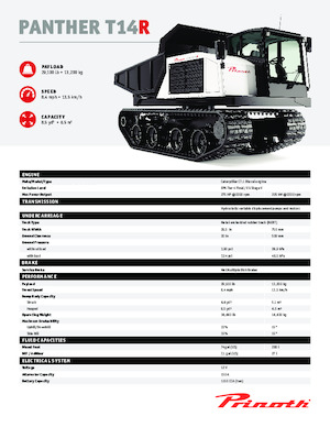 Damperi na gusjenicama Prinoth Panther T14R