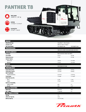 Damperi na gusjenicama Prinoth Panther T8