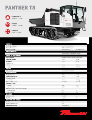 Damperi na gusjenicama Prinoth Panther T8